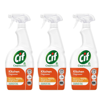 Cif Power And Shine Kitchen Cleaner Spray 700 ml Pack of 3
