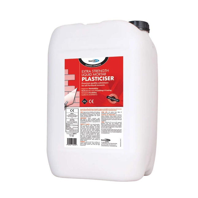 Liquid Mortar PLASTICISER Extra STRENTH ADDITIVE for All Portland Cement RED
