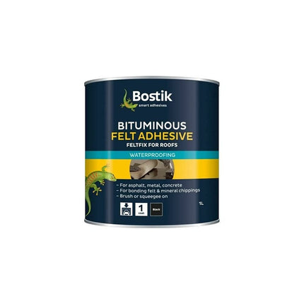 Bostik Aquamac Feltfix Adhesive 1L