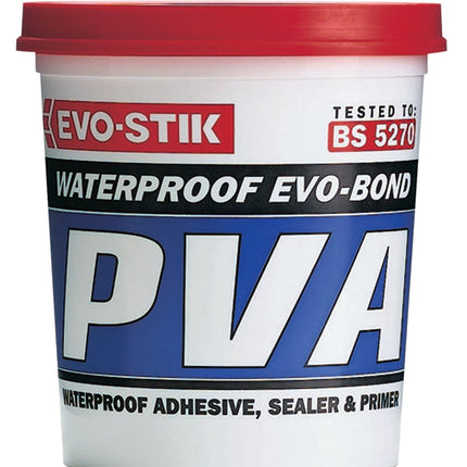 2 x 1 Litre Evo-Stik Waterproof PVA Building Glue Primer Sealer waterproofer Admixture 123601