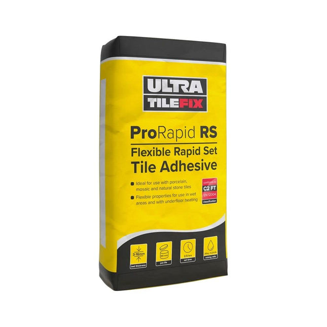 ULTRA Rapid Set Flexible Adhesive - Single Bags (White)
