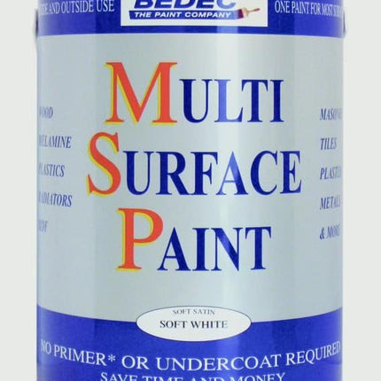 Bedec Multi Surface Paint Satin Anthracite 2.5 Litre