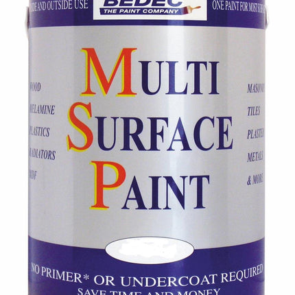 Bedec 2.5 Litre Soft Gloss Multi-Surface Paint - Black