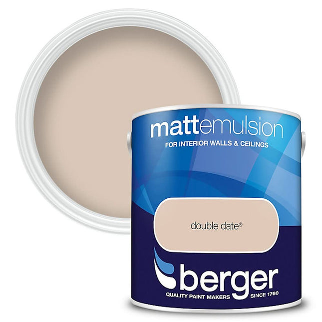 Berger Matt Emulsion 2.5L Double Date