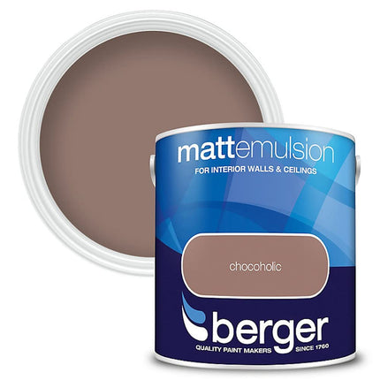 Berger 2.5L Matt Emulsion Chocoholic