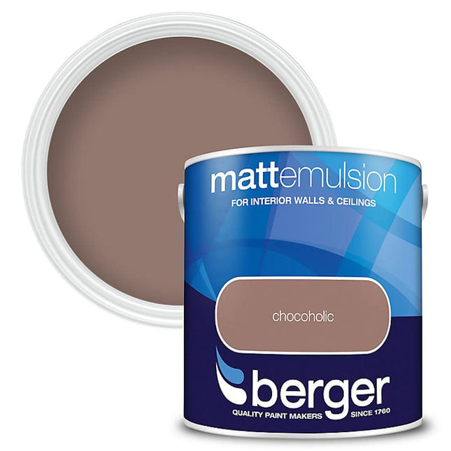 Berger 2.5L Matt Emulsion Chocoholic