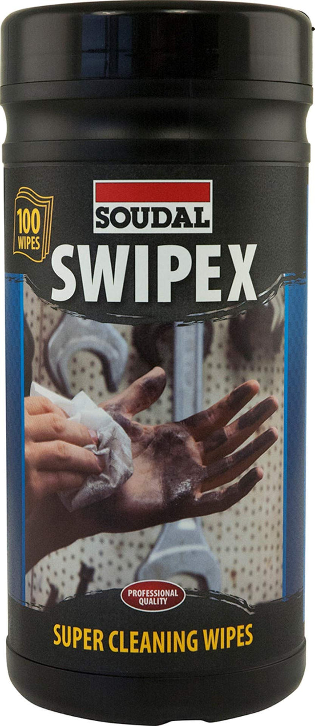 SOUDAL SWIPEX HAND WIPES 100 PER TUB (3)