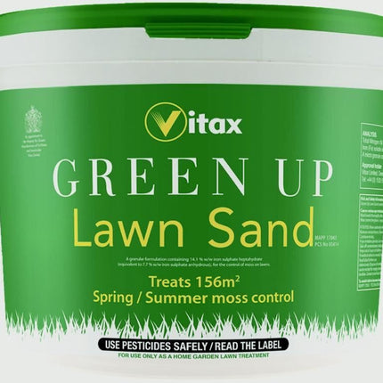 Vitax Green Up Lawn Sand Moss Killer - 156SQM