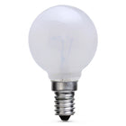 Powertech 20 X 60 WATT SES (E14) Small Edison Screw Pearl Golf Ball Round Lamps Light Bulbs