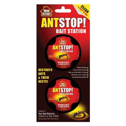 1 x Ant Stop! Bait Station Home Defence Ant Stopper (2 Baits)