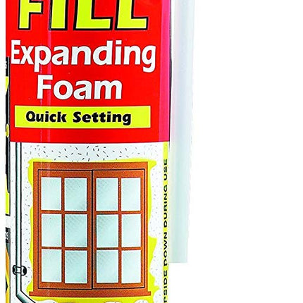 2 X Everbuild EVFF7 Fix and Fill Expanding Foam Filler 750ml by Everbuild