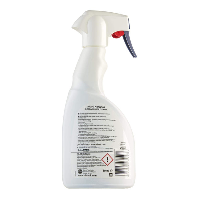 Nilco Nilglass Professional H3 Glass & Mirror Cleaner 500ml x 2