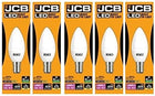 5 X JCB 6w = 40w LED Opal Candles - 3000k - Warm White (6w = 40w, Small Bayonet Cap (SBC) [Energy Class A+]