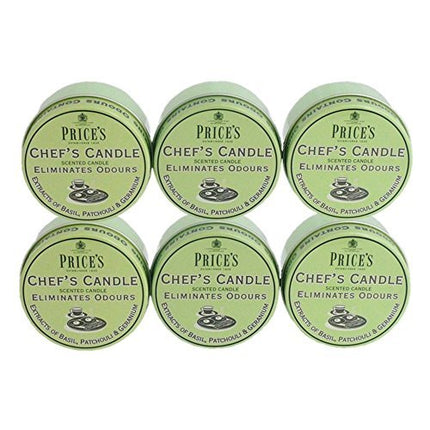 Price's Chefs Candle - Eliminates Odour - Cooking Kitchen - by Price's