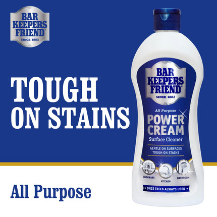 Bar Keepers Friend Bundle Pack - Power Spray, Power Cream and Multi-Surface Cleaner - Great for Cleaning Kitchens, Bathrooms, Cookware, Limescale and Stubborn Stains