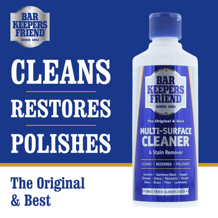 Bar Keepers Friend Bundle Pack - Power Spray, Power Cream and Multi-Surface Cleaner - Great for Cleaning Kitchens, Bathrooms, Cookware, Limescale and Stubborn Stains