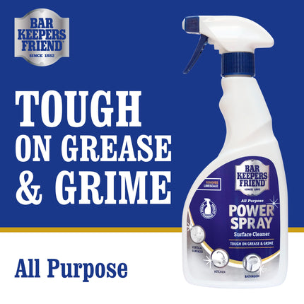 Bar Keepers Friend Bundle Pack - Power Spray, Power Cream and Multi-Surface Cleaner - Great for Cleaning Kitchens, Bathrooms, Cookware, Limescale and Stubborn Stains