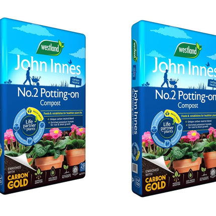 John Innes Peat Free No.2 Potting-On Compost 28L Pack of 2