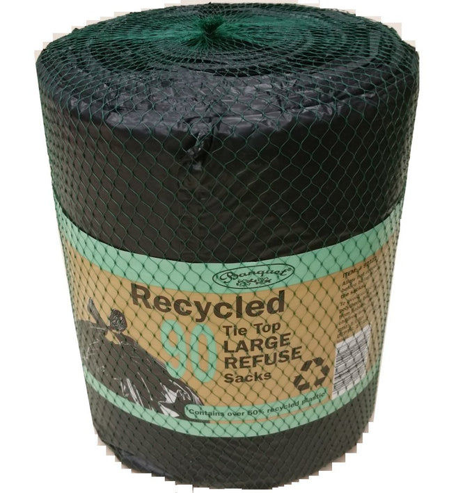 Banquet Large Refuse Sacks, 90 Count Pack of 1, Heavy Duty, Recyclable, Unscented, Household Waste