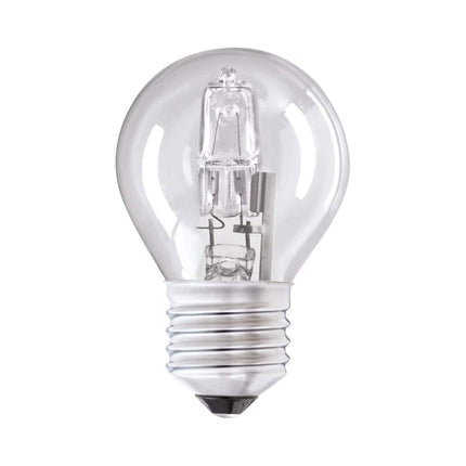 Status 2 x Golfball 18 watts = 23 watts ES E27 Halogen Dimmable Light Bulbs