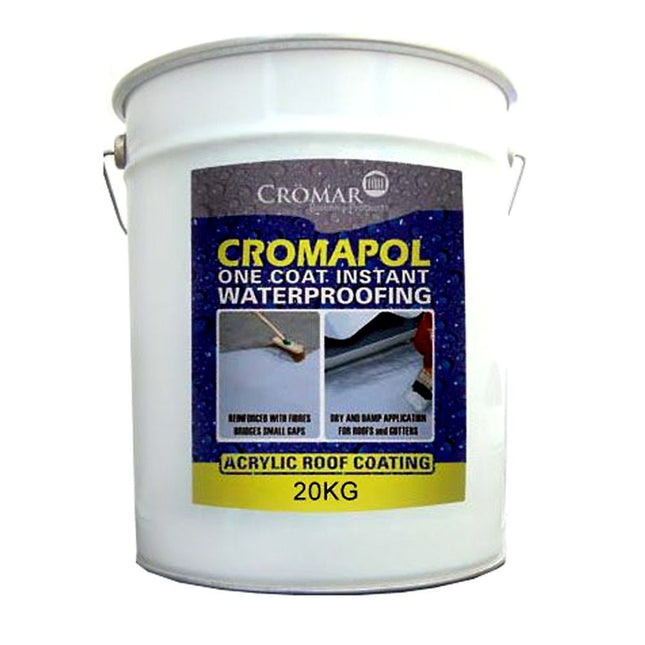 Cromapol Acrylic Waterproofing Coating Black - 20 KG