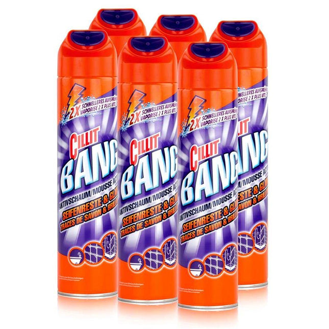 Cillit Bang active foam cleaner, pack of 6, 4002448055914