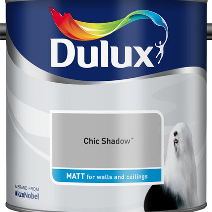 Dulux Chic Shadow - Matt Emulsion Paint - 2.5L