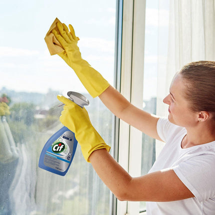 3 Pack of 750ml Cif Professional Formula Glass & Multi-Surface Cleaner Streak and Smear Free Finish