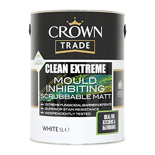 Crown Trade Clean Extreme Mould Inhibiting Matt-5 L