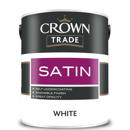 Crown Trade Satin Finish White-2.5 L