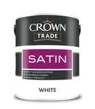 Crown Trade Satin Finish White-2.5 L
