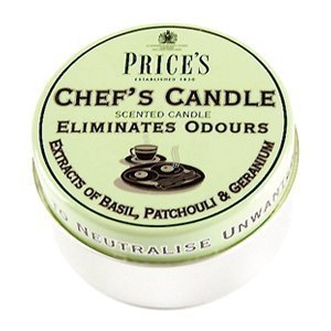 Prices Chefs Candle in Tin - Eliminates Cooking Cooks Kitchen Odour - Triple Pack by Prices