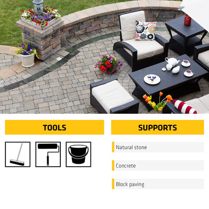 Everbuild 405 High-Performance Path and Patio Seal – Solvent-free – Clear – 25 Litre