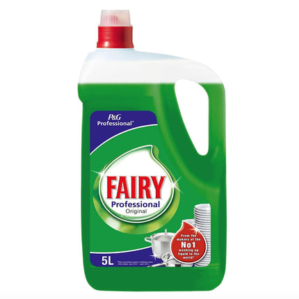 Fairy Professional Original Washing-Up Liquid Hand 5 litres – Pack of 2 (Total 10 litres)