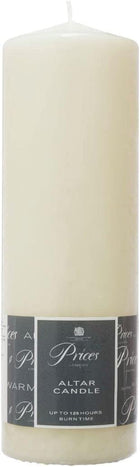 Price`s Altar Round Church Pillar Table Candles Long Burn Time Decor Wedding