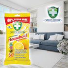 Green Shield Household Surface Wipes, Antibacterial & Antiviral, Lemon Scent, 70 Count Pack of 24, Total 1680 Wipes, Green, Rectangular, Full Sealed Boxes
