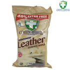 Green Shield Leather Surface Cleaning Wipes: 840 Bulk Wipes in a Retail Display Box (12x70 Packs, Unscented, Clear)