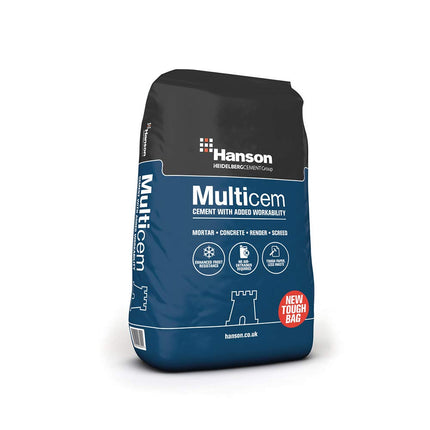 Hanson 25kg Multicem CEM II Cement in Tough Bag