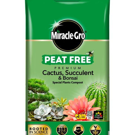Miracle-Gro Peat Free Cactus/Bonsai Compost - 10L