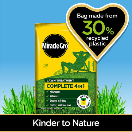 Miracle-Gro Evergreen Complete 4-in-1 Lawn Food, Weed & Moss Control, 360 m2, Yellow