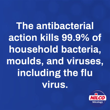 Nilco Antibacterial Cleaner and Sanitiser 1 Litre Multi-Surface Spray x 2 Bottles