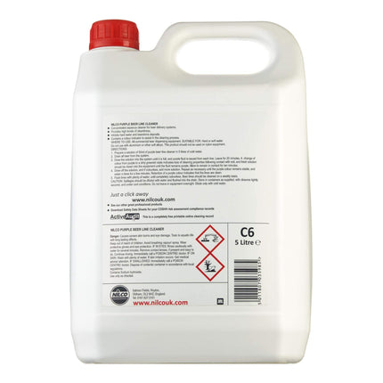 Nilco C6 Purple Beer Line Cleaner 5L - SVTN5BLC