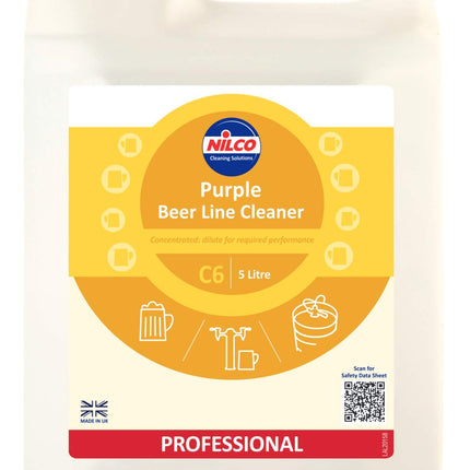 Nilco C6 Purple Beer Line Cleaner 5L - SVTN5BLC
