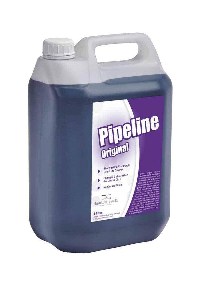 Pipeline Original Purple Beer Line Cleaner 5 LTR Pub Line Cleaner Purple Indicator*