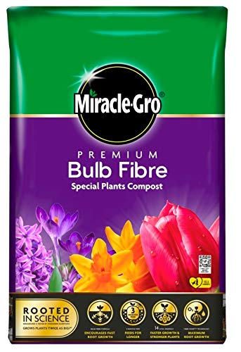 Miracle Gro Premium Bulb Fibre Potting Mix Compost With Vital Minerals 10L Bag