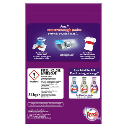 Persil Colour Washing Powder, Clean And Fresh Fragranced Laundry Detergent For Clothes, Large Family Pack (8.4 kg)