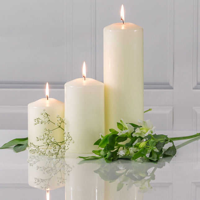 Price's Candles - Altar Candle - 200mm x 80mm - Unscented - Up to 50 Hour Burn Time - Smokeless & Non-Drip - for All Occasions