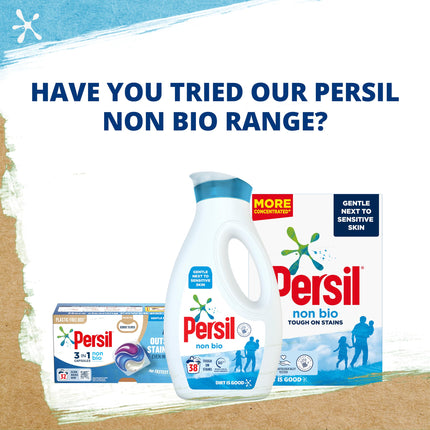 Persil 3 in 1 Non Bio Washing Capsules laundry capsules that are gentle next to sensitive skin with recyclable, plastic-free box* 3x 40 capsules (120 washes)