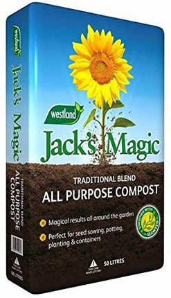 Westland 3 x Jack's Magic 50L Multi Puprose compost