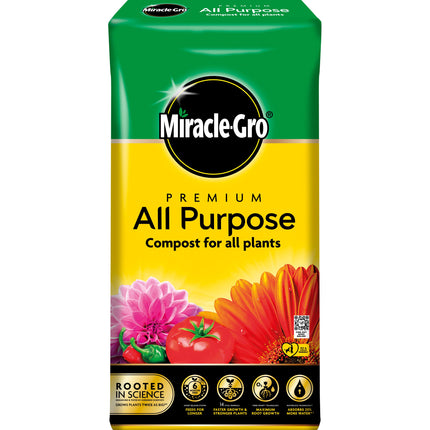 Miracle-Gro All Purpose Compost - 20 Litre BALE, (New 2021 Range)